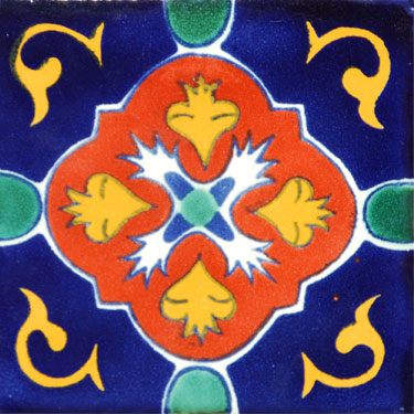Mexican Decorative Tile Dolores 1087